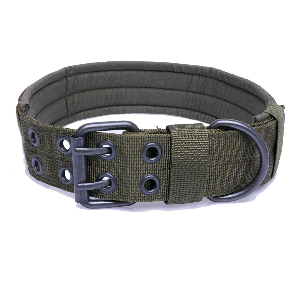 Five-speed adjustable nylon pin buckle dog collar