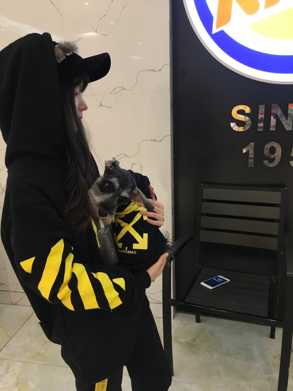 Fleecy puppy sweater