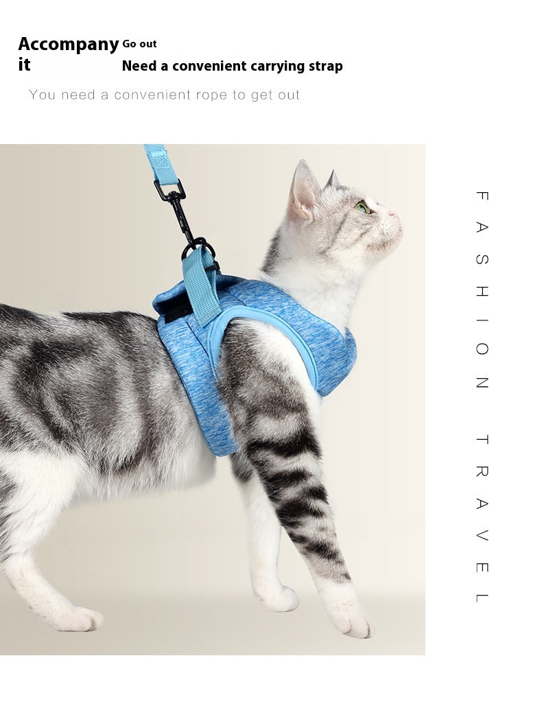 Anti-off Vest Sponge Cat Traction Rope