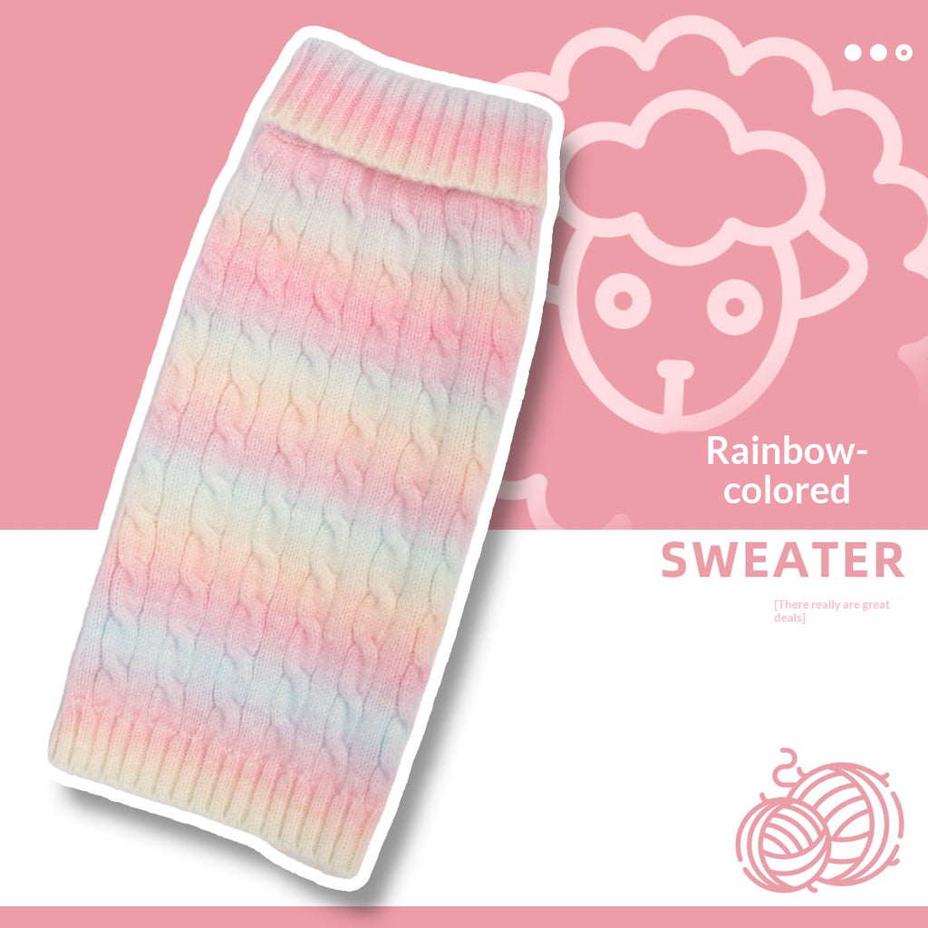 Knitted Pullover Pet Sweater