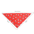 New Santa Claus pet triangle scarf