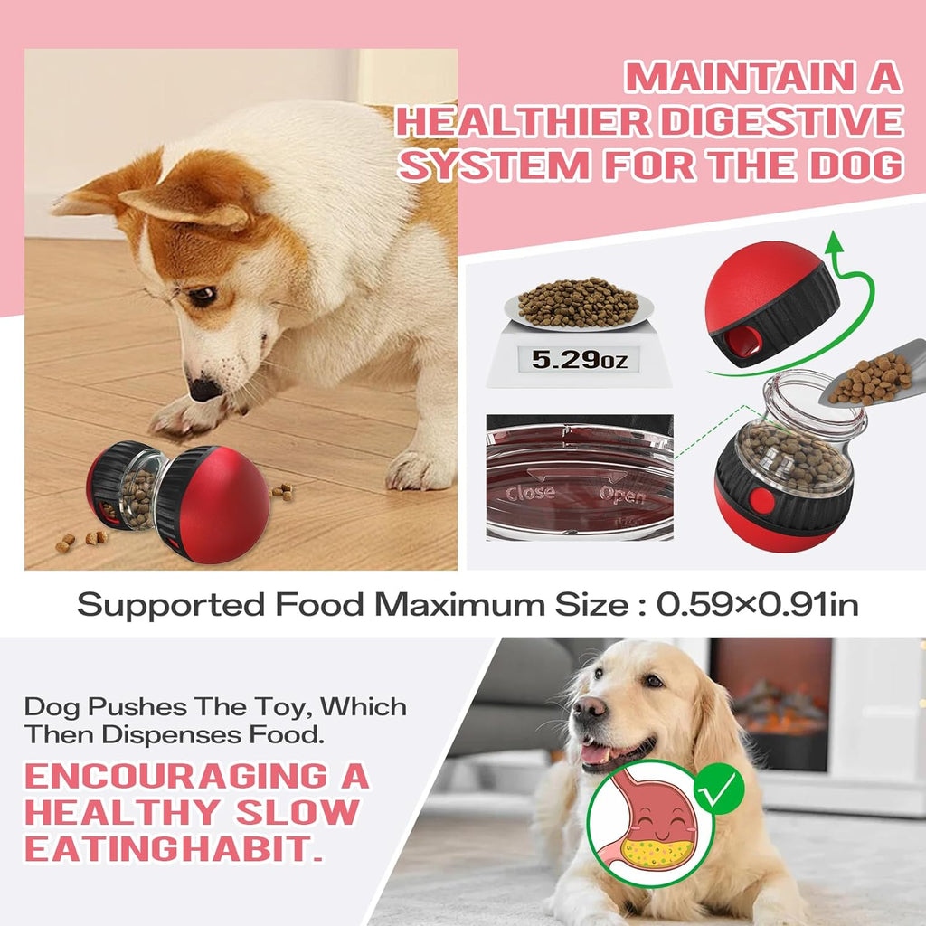 Slow Feeder Puppy Toy Food Puzzles Ball For Dogs Promote Mind And Body Stimulation