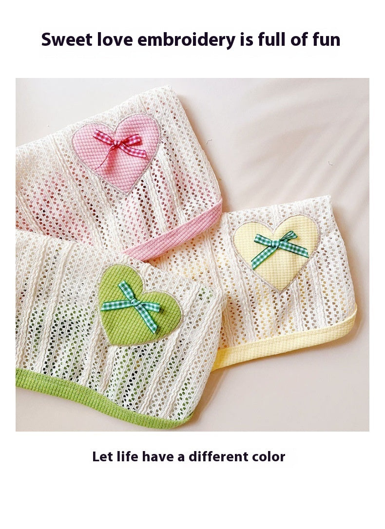 Cool Breathable Sweetheart Embroidered Vest Pet Cat Dog Clothes