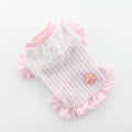 Cartoon striped pet clothes