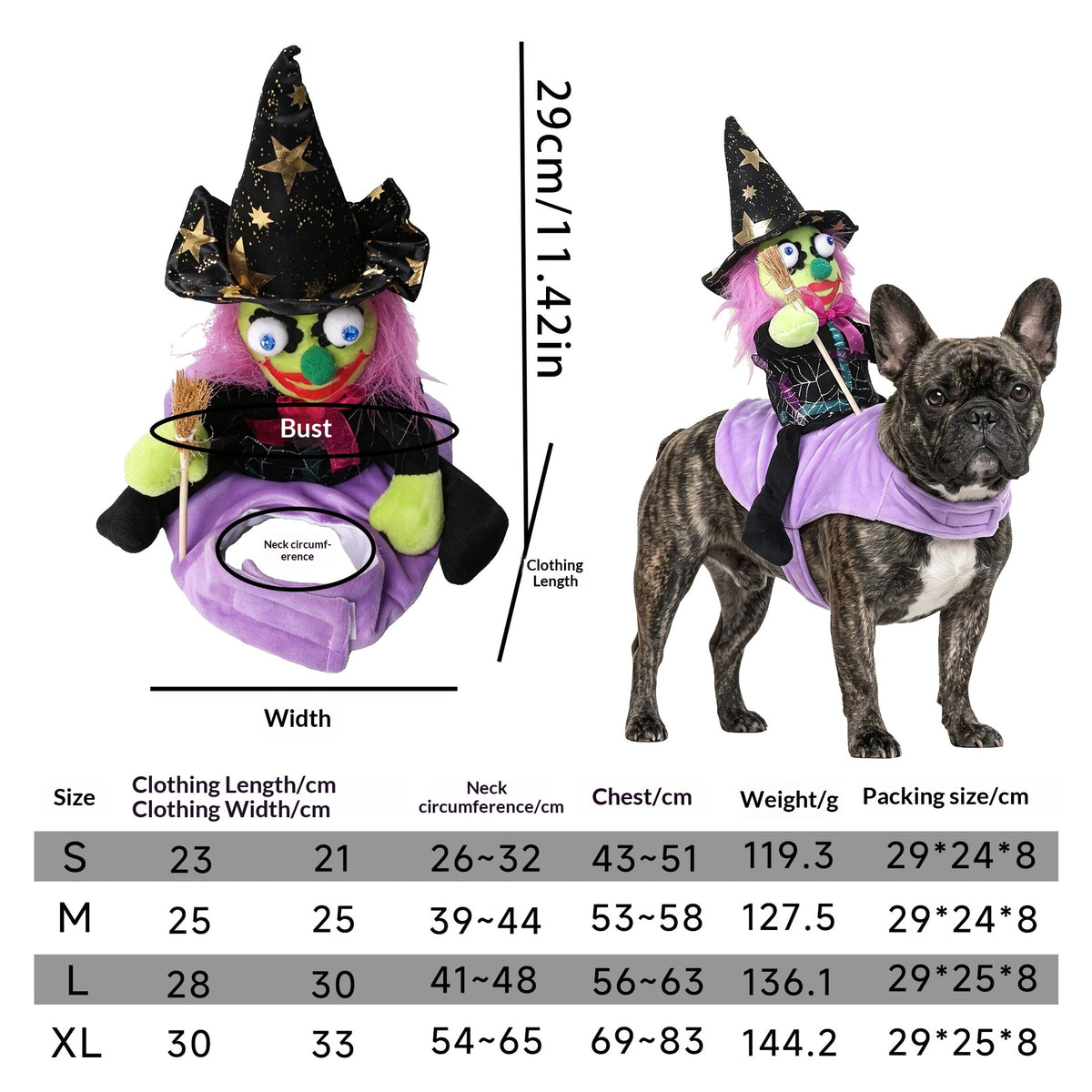 Pet Costume Cat Transformation Funny Holiday Dress-Up Outfit