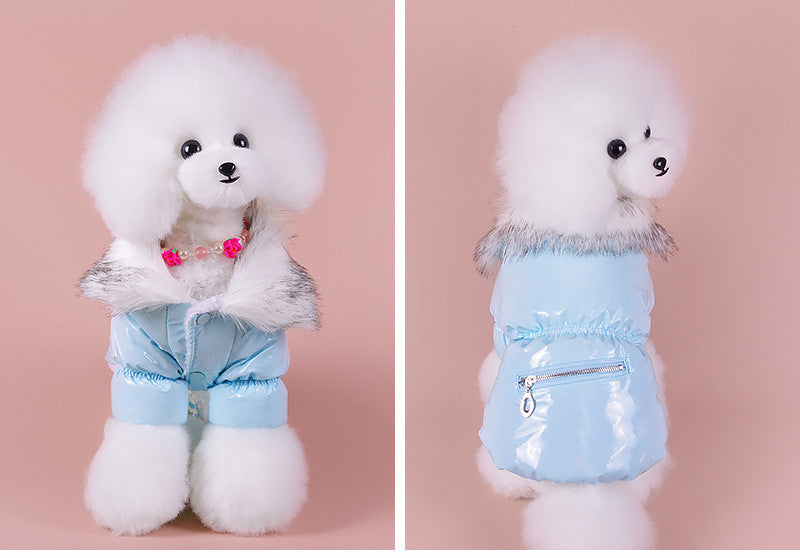 Puppy Cute Padded Down Jacket Keeps Warm In Winter