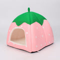 Plush Strawberry Pet Cat Nest