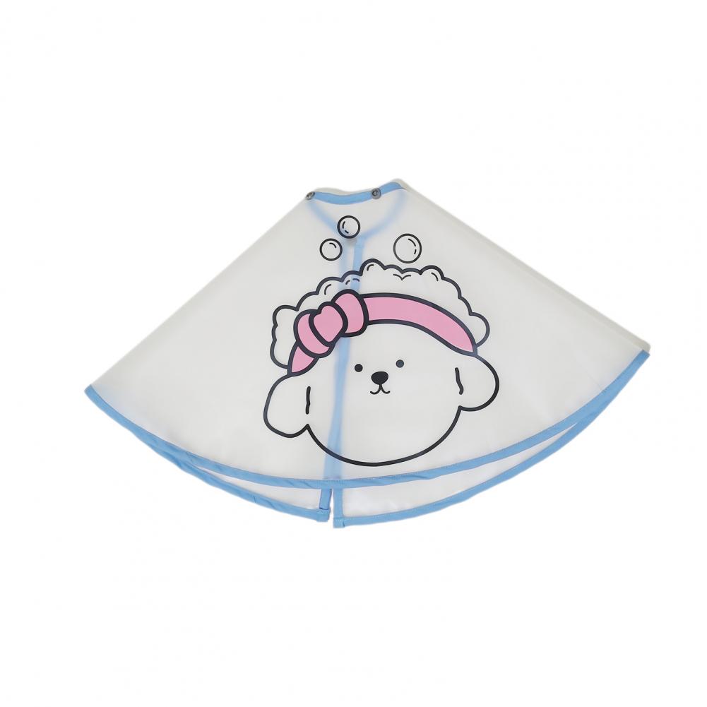 Pet Cloak Adjustable Pet Haircut Cape Waterproof Cartoon Print Design Dog Grooming Cape Pet Supplies
