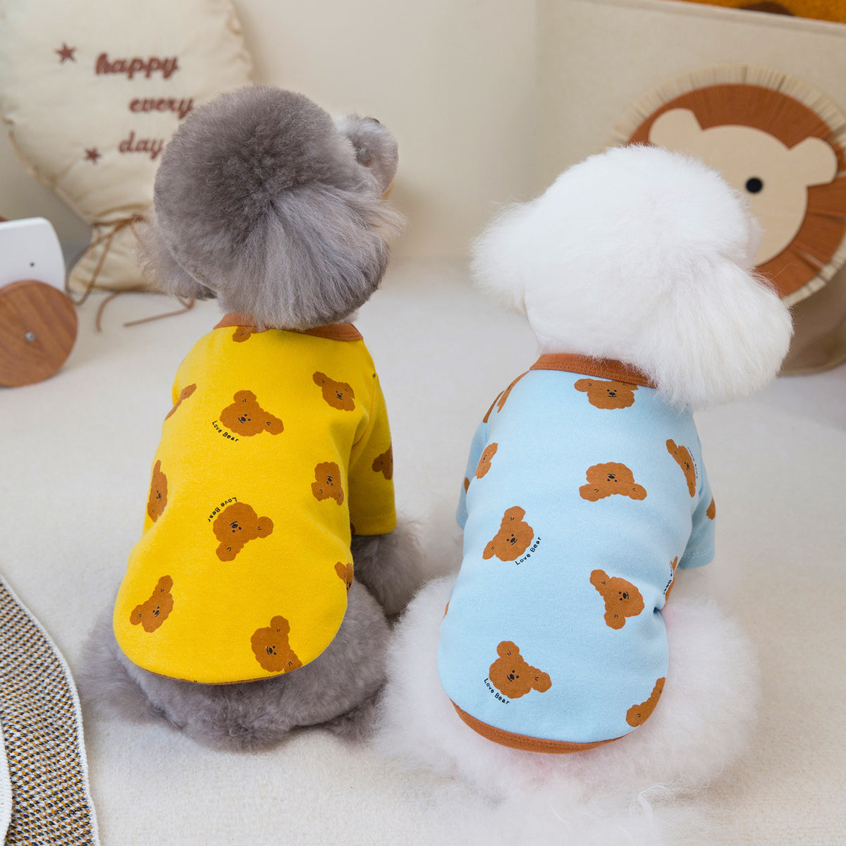 Autumn Small Dog Anti-lint Pajamas