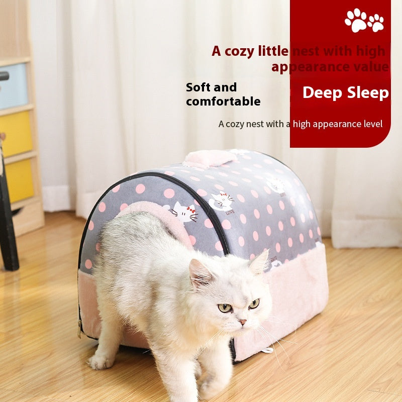 Four Seasons Universal Dog Pet Supplies Cat Nest Removable And Washable