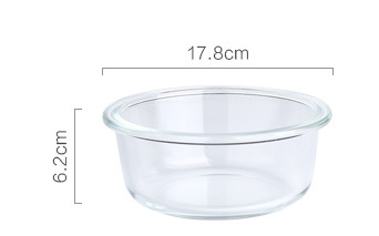 Glass cat bowl