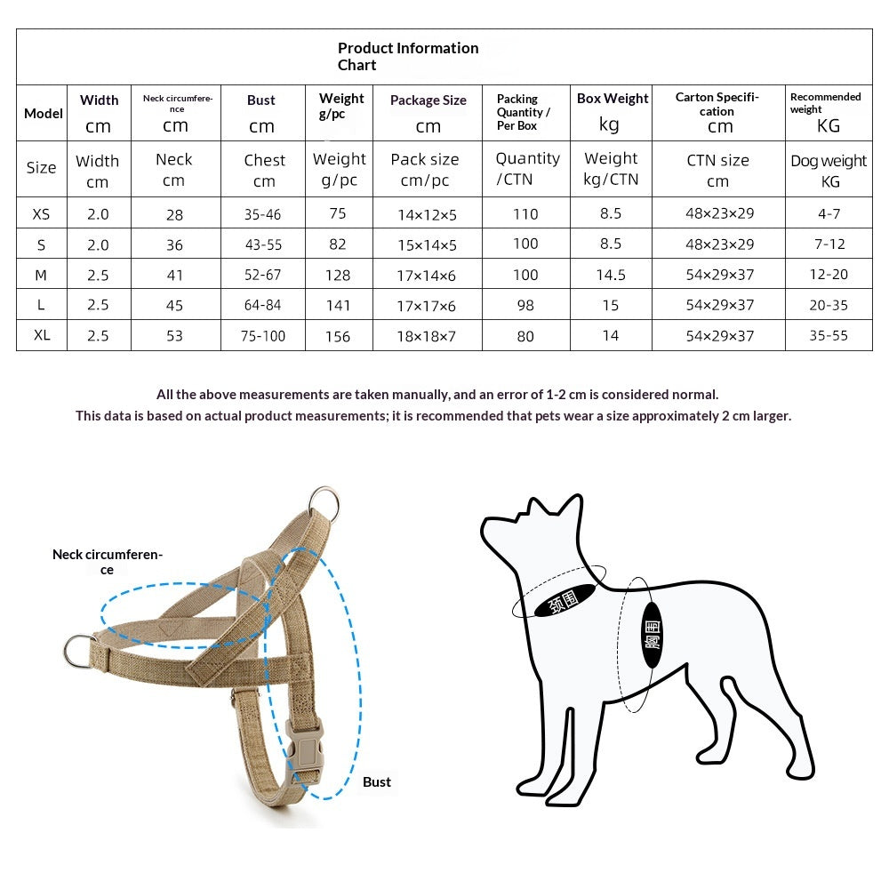 Harness-style Leash For Medium- To Large-sized Dogs