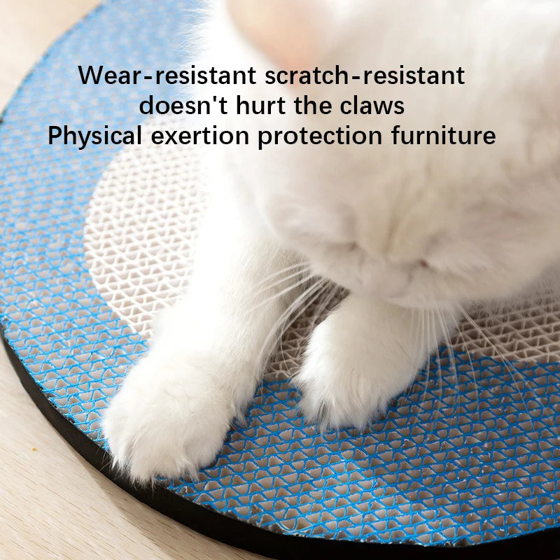 New Cat Toys Blue Clouds Cartoon Sticky Wall Scratching Board Can Play Sleep Wear Resistant Protection Furniture Pet Supplies