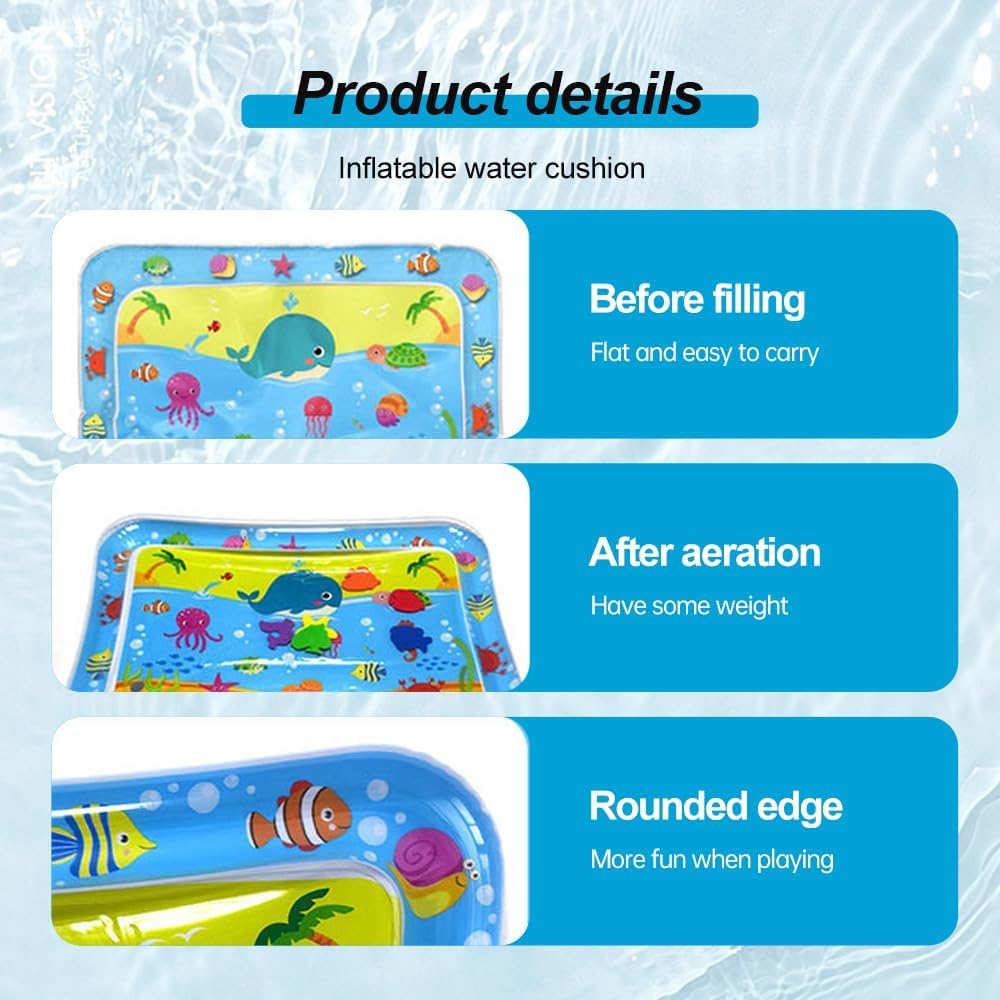 Thickened Water Sensor Play Mat Sensory Water Play Mat For Cats Cat Water Play Mat Sensor Water Playmat Water Sensory Playmat For Pet Cool Comfort