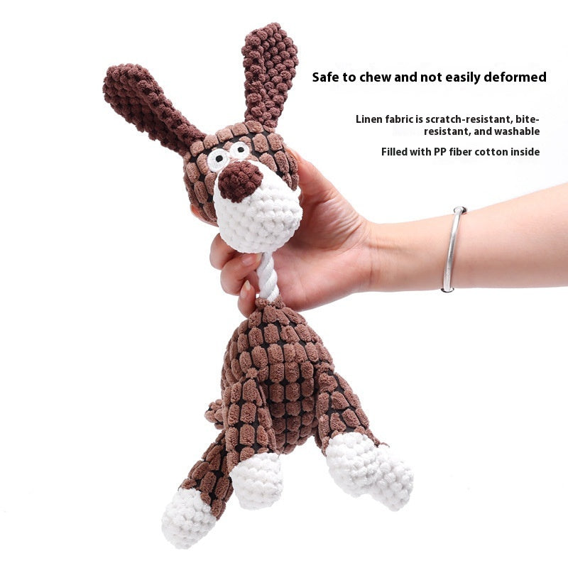 Bite-resistant Puppy Relieving Stuffy Artifact Molar Pet Plush Toy