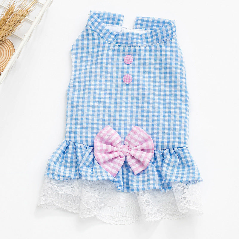 Summer Thin Princess Dress Small Dog Clothes