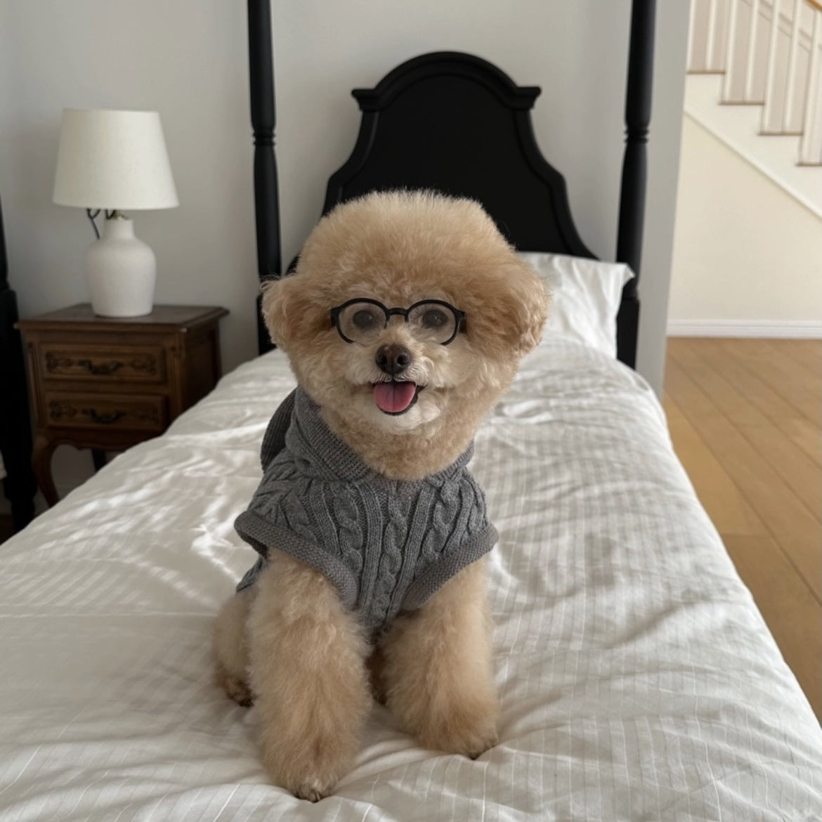 Simple Warm Pet Clothes Cape And Shawl