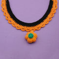 Cat Dog Halloween Hand Crocheted Collar Adjustable Pet Photo Accessories