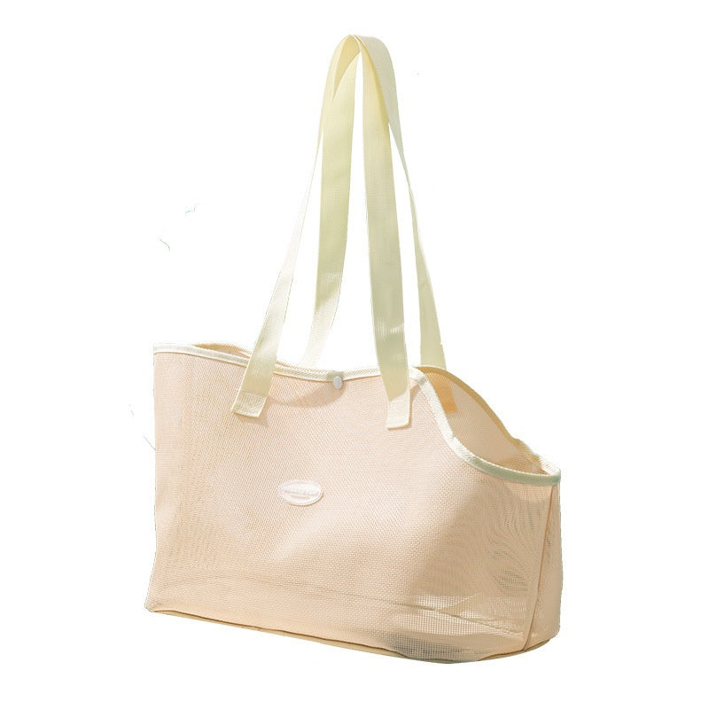 Spring And Summer Cat Out Breathable Mesh Crossbody Hand Bag