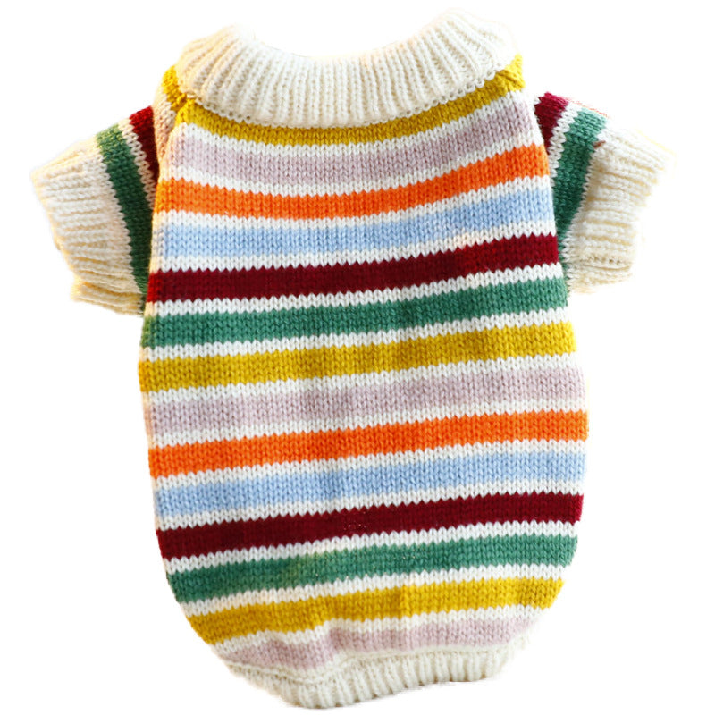 Dog Clothes Spring And Autumn Cute Sweet Sweater