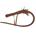 Simple Home Portable Full Leather Woven Horsewhip