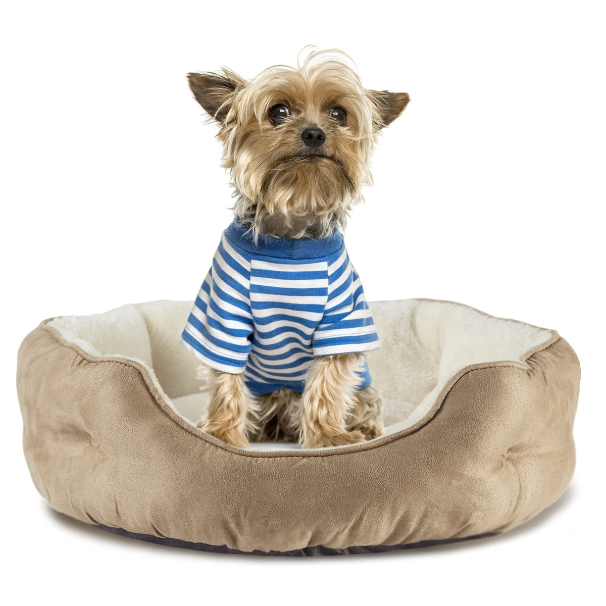 Cathouse Doghouse Round Pet Bed