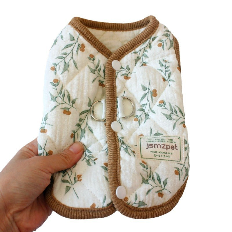 Winter Pet Coat Cat Clothes Thick Warm Autumn And Winter