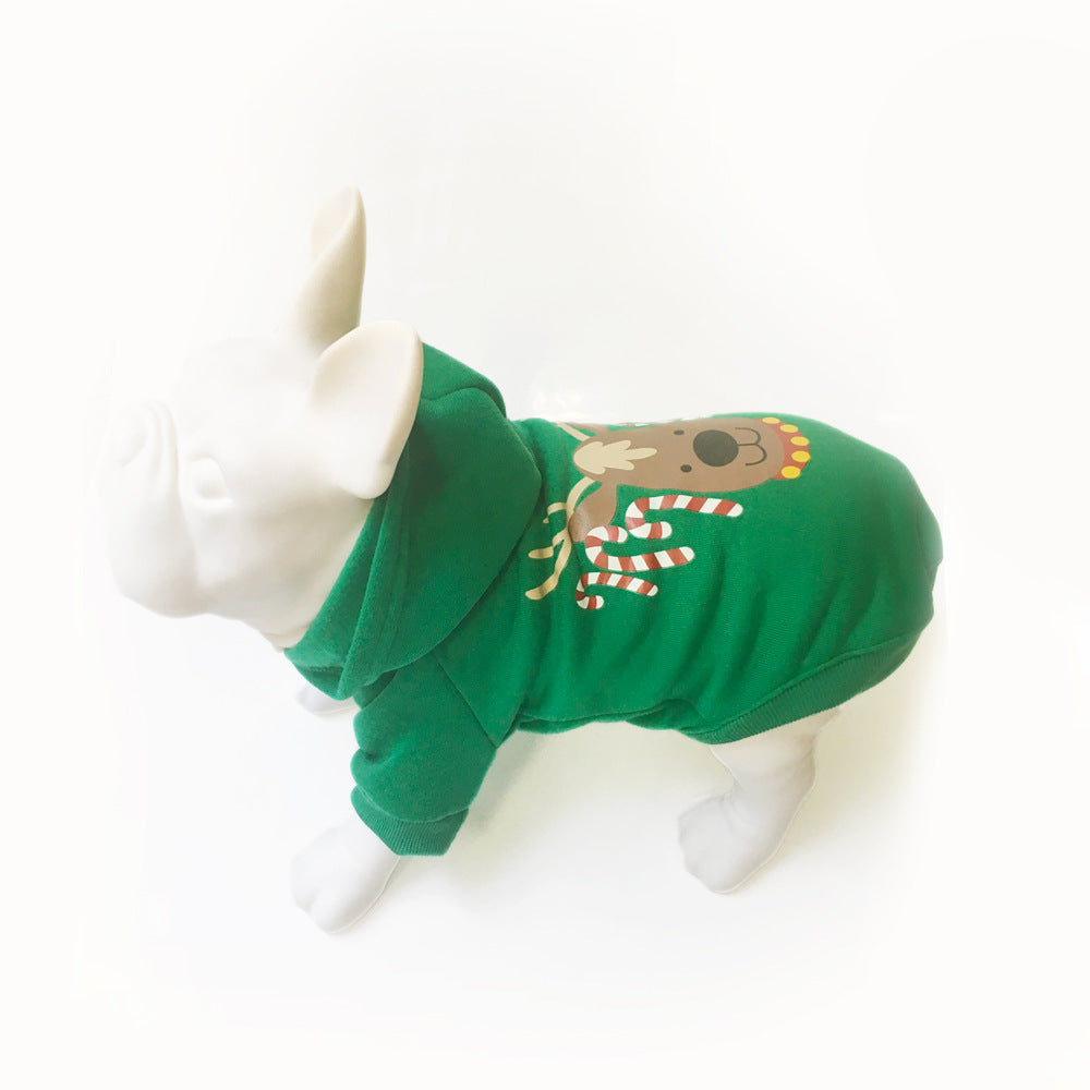 Dog Christmas Clothes Small Medium-sized Dog Autumn Winter Pet Sweater