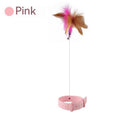 Pet Toy Multi-functional Binding Foot Table Leg Collar Feather Silicone Cat Teaser