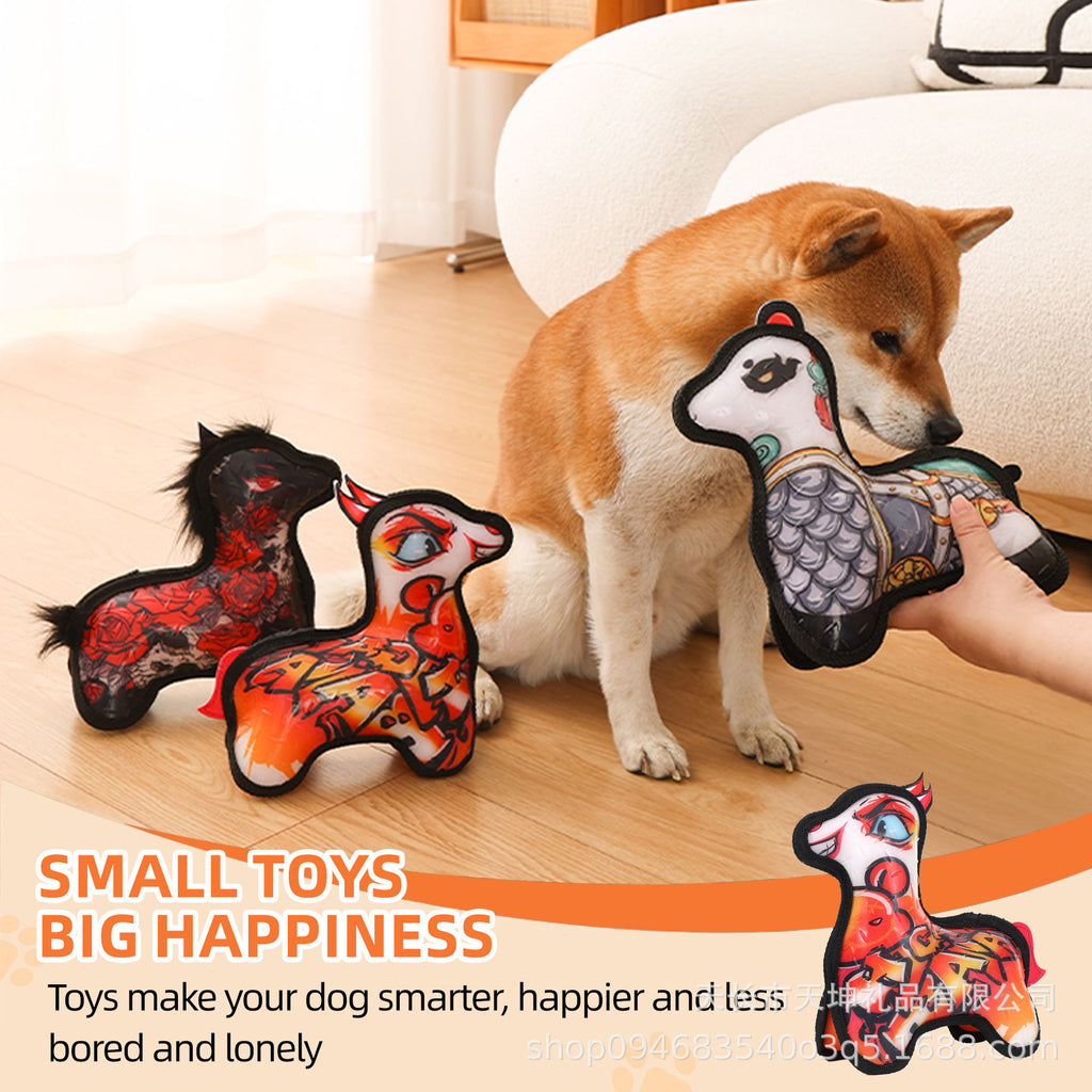 Creative Colorful Cat Alpaca Pet Toy