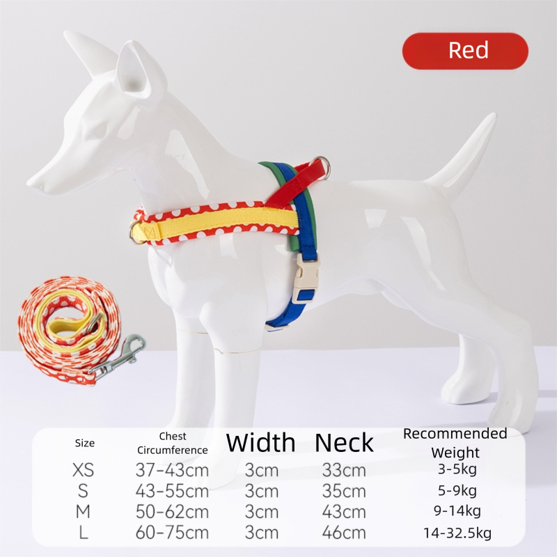 Saddle-type Chest And Back Dog Leash, Dog Walking Leash For Small And Medium-sized Dogs, Explosion-proof And Impact-resistant Pet Dog Leash