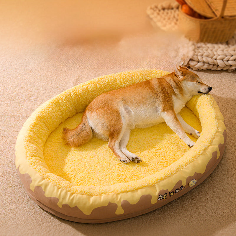 Dog Cat Four Seasons General Purpose Can Disassemble And Wash Warm Dog Bed Small Medium-sized Dog Dog Cat Litter Pet