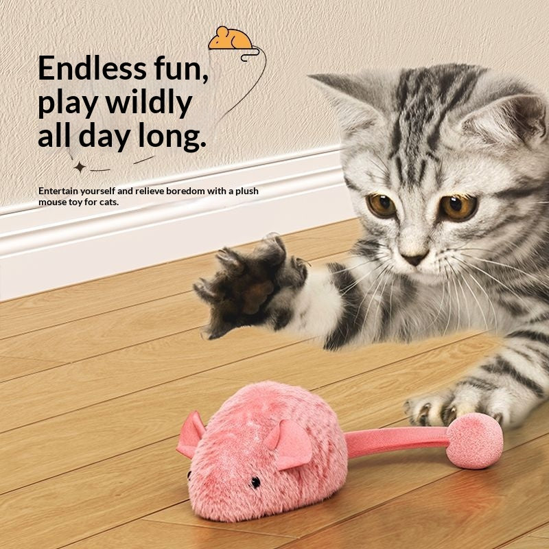 Fluorescent Mouse-shaped Interactive Cat Toy