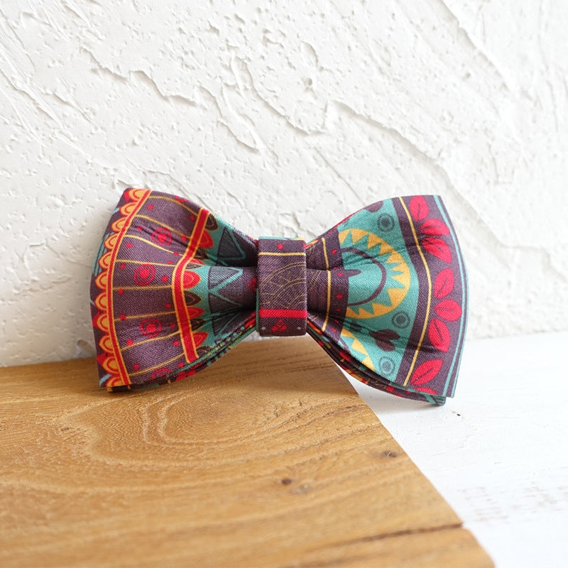 Pet bow tie collar jewelry