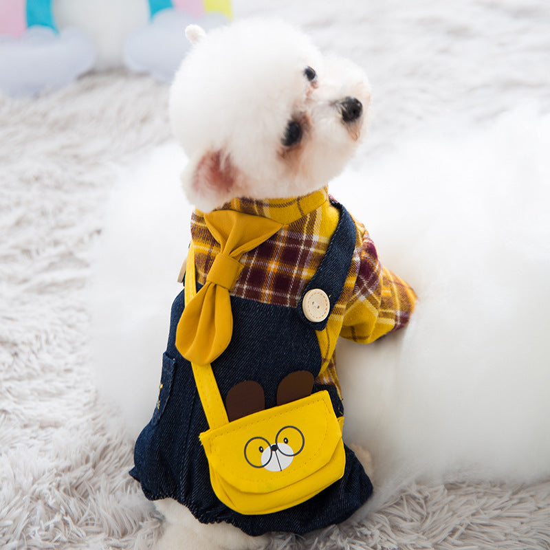 Dog Clothes Small Dog Pet Autumn And Winter Thin Clothing