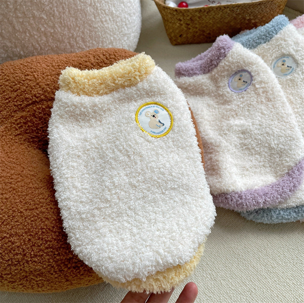 Autumn And Winter Clothing Pajamas Warm Pet Clothes