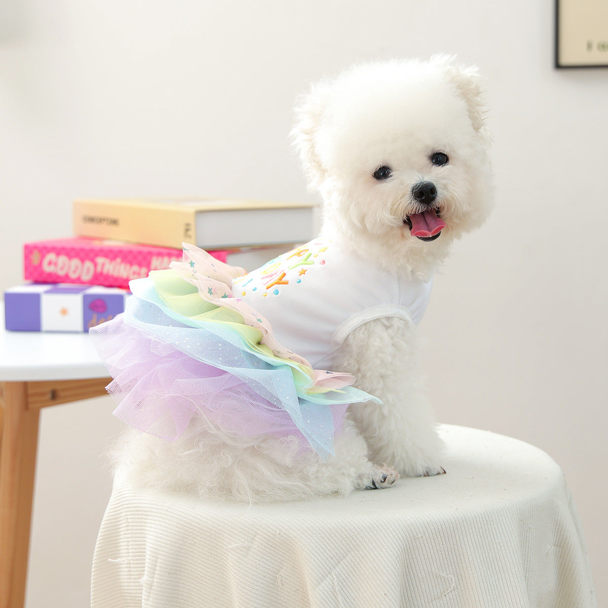 Pet Small Dog Fluffy Tutu Dress