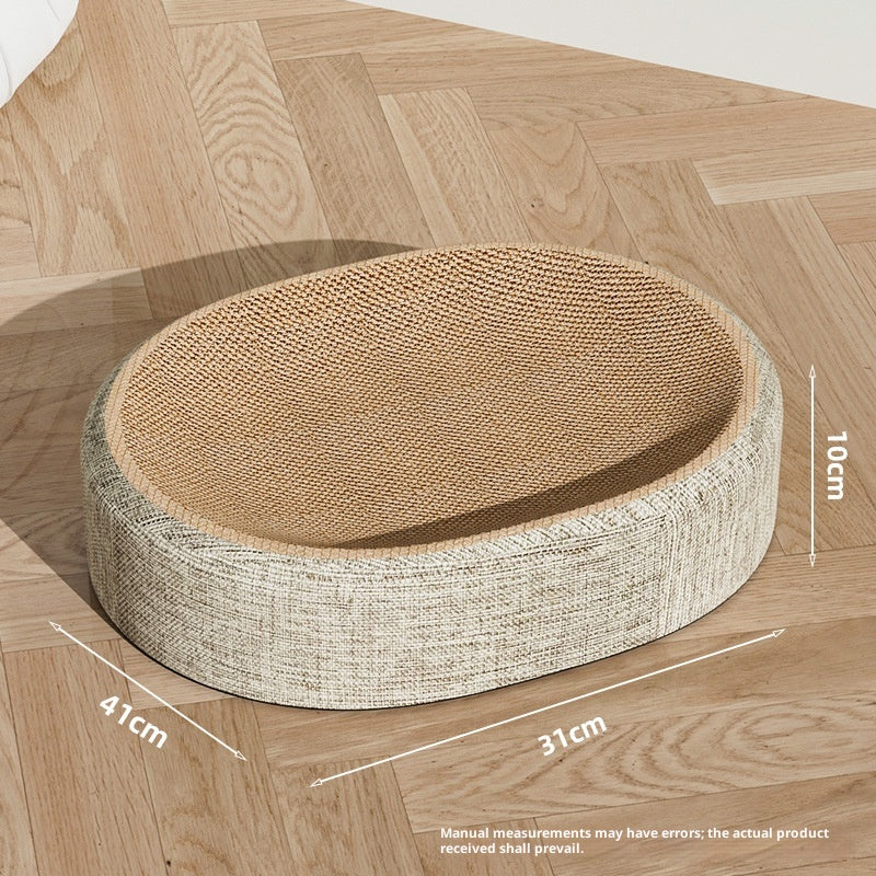Integrated Elliptical Wear-resistant Cat Scratching Board
