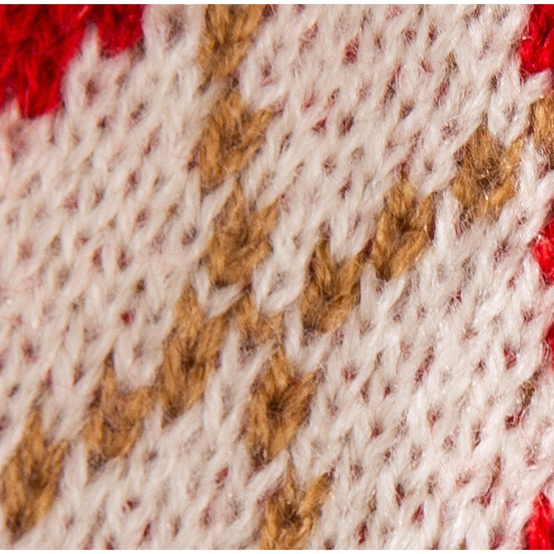 Thick And Warm Diamond-shaped Embroidered Cherry Small Flying Sleeve Sweaters For Dogs In Autumn And Winter, As Well As Pet Clothes For Small And