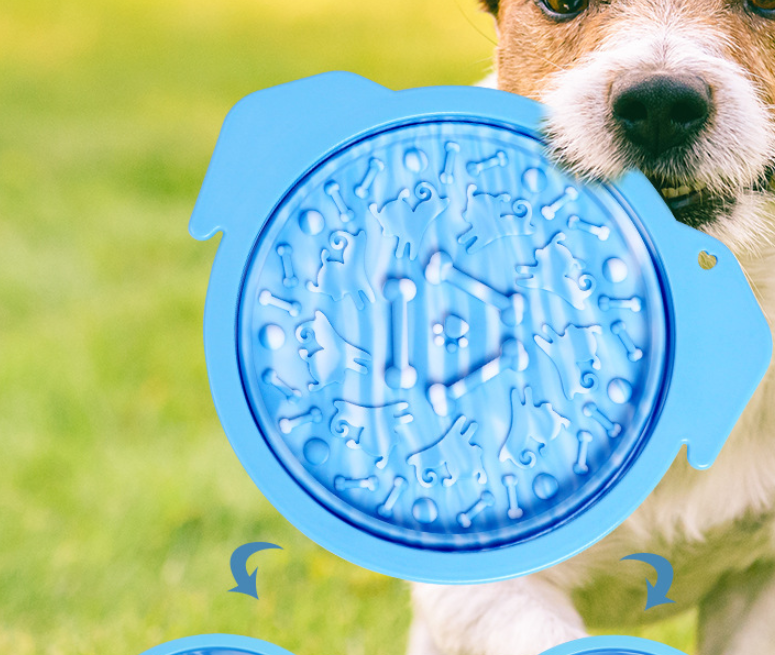 Multi-functional Suction Cup Lick Pad Folds Slow Food Bowl