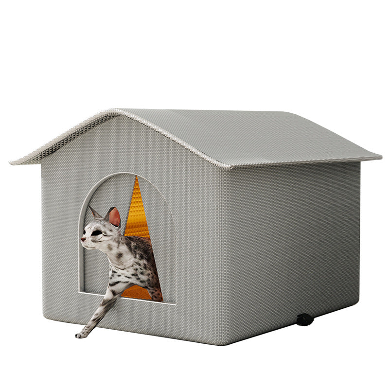 Winter Warm And Waterproof Love Stray Cat Nest