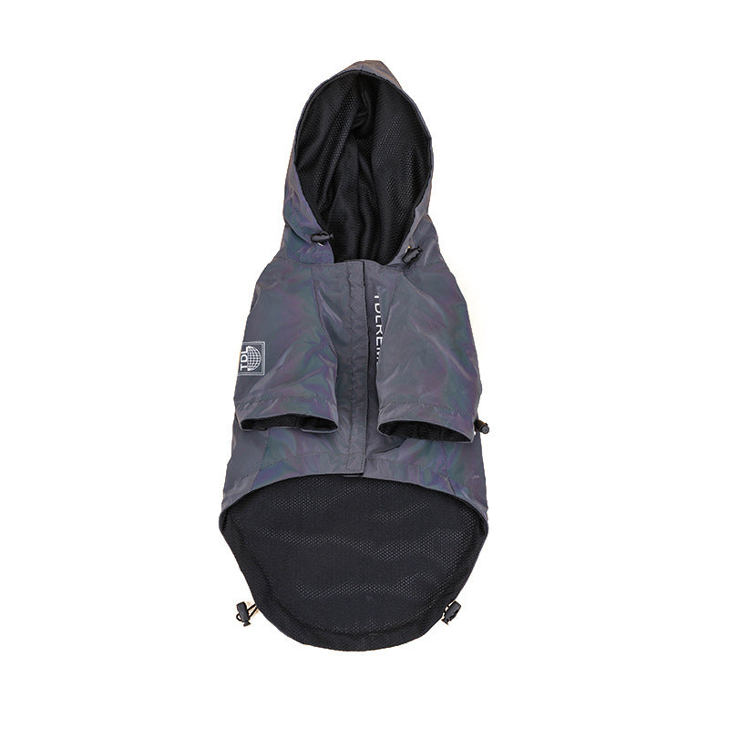 Pet Clothes Rainproof Jacket Rainproof Hooded For Small And Medium Dogs