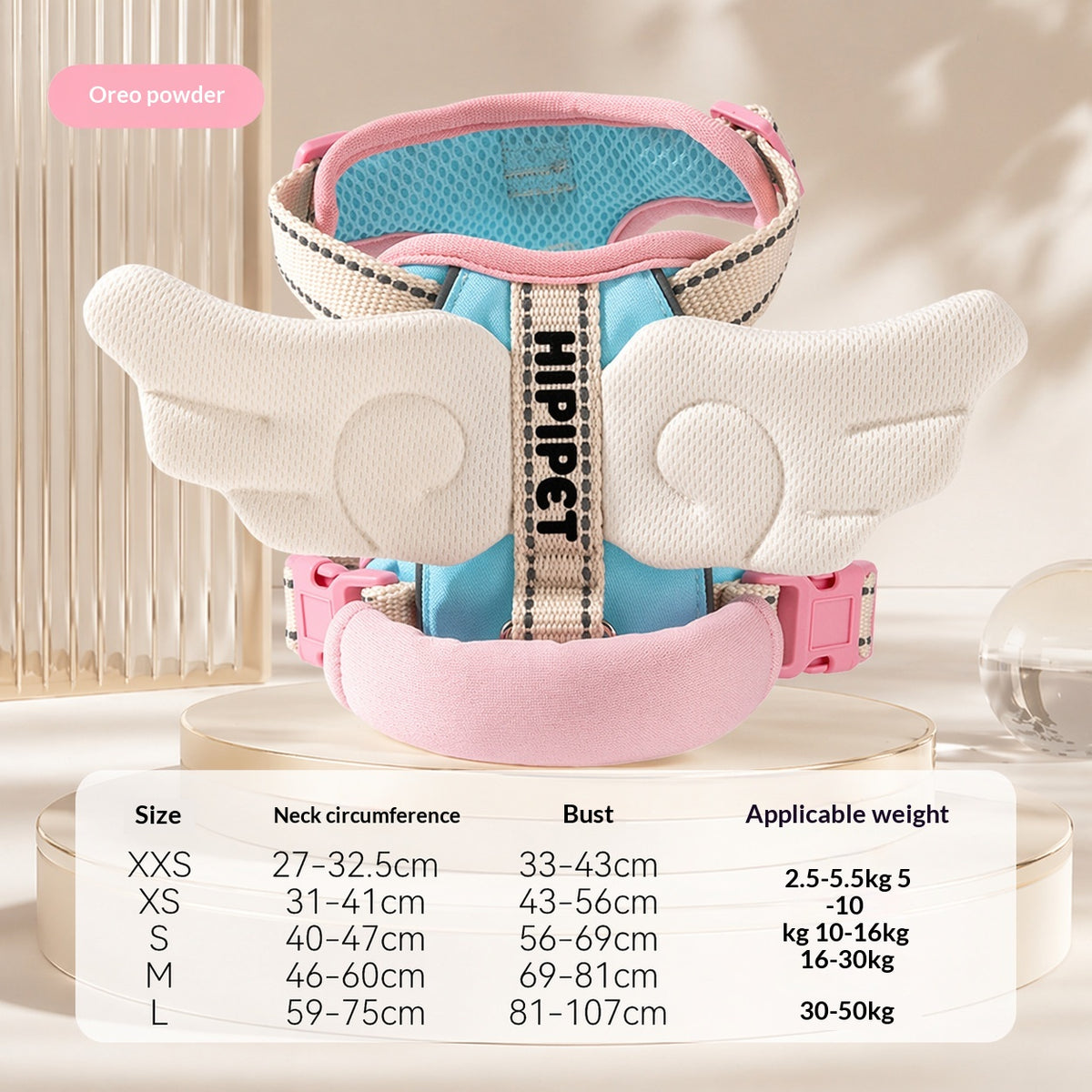 Angel Wings Dog Leash Outdoor Vest-Style Harness