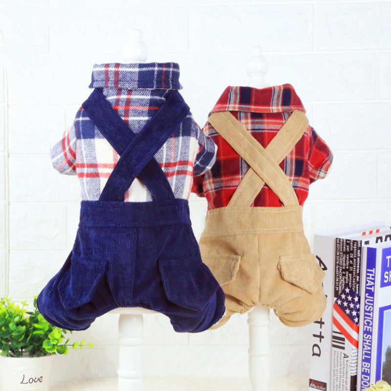 Four-legged overalls for autumn and winter