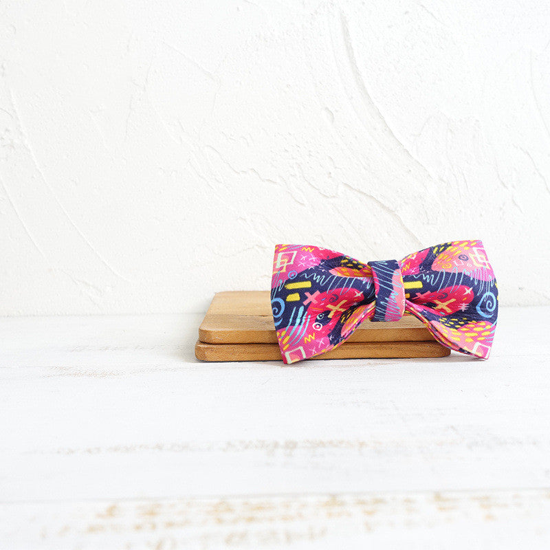 Dog collar collar flower bow