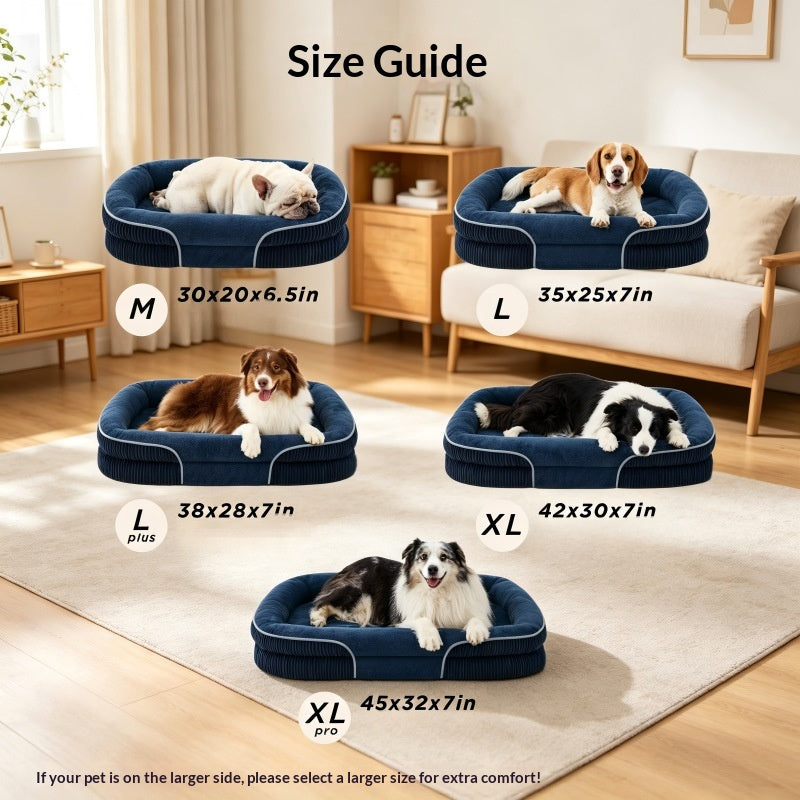Oval Dog Bed Removable And Washable Pet Bed