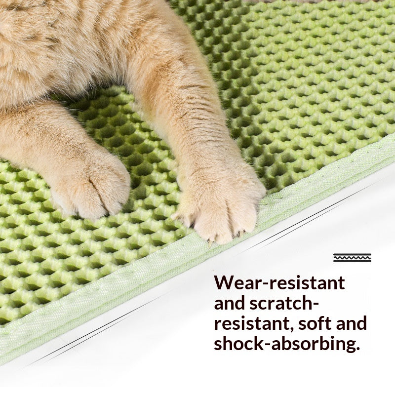Cat Litter Mats With Splash Guards Sand-control Mats And Spill-proof Litter-tray Liners
