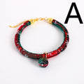 Adjustable Collar For Pet Christmas Gloves Bell Pendant