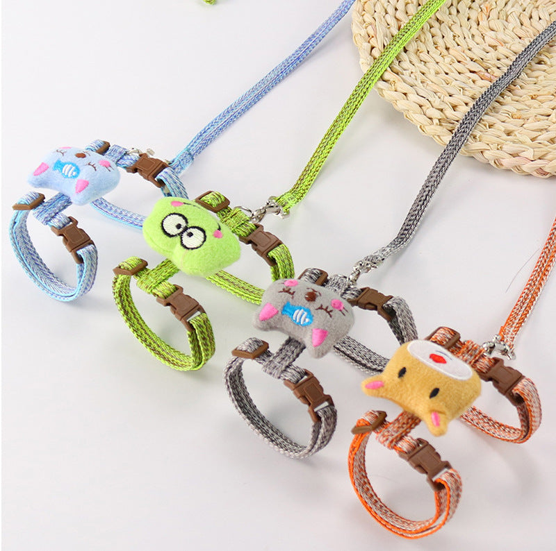 Adjustable Chest Strap For Pet I-shaped Walking Cat