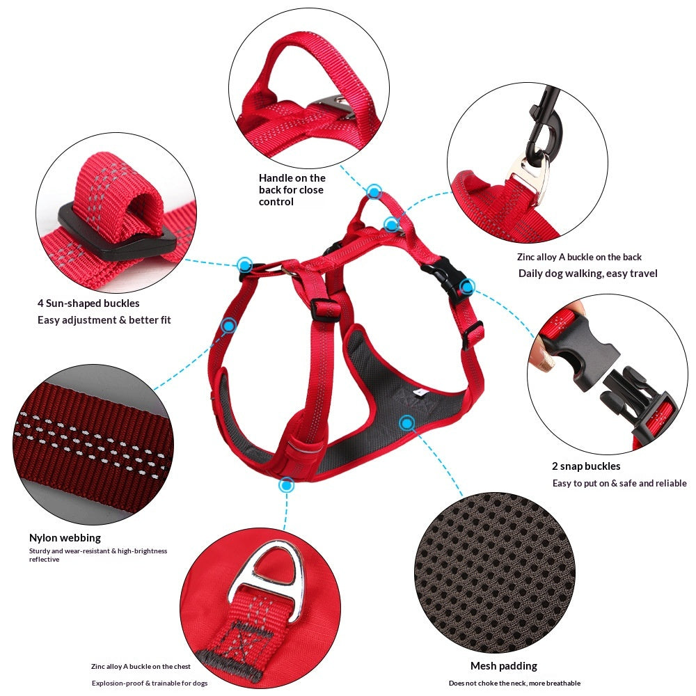 H-shaped Breathable Dog Harness